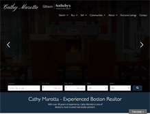 Tablet Screenshot of cathy-marotta.com